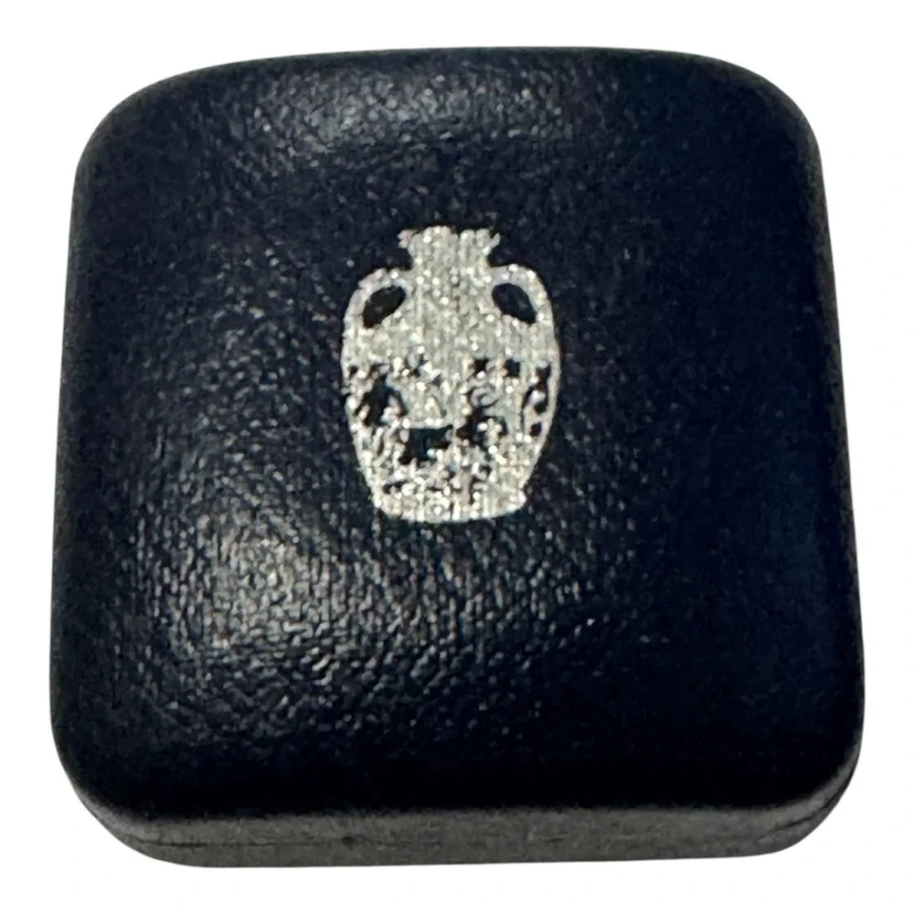Dante Cufflinks Textured Gold Tone‎ Diagonal Rectangles Wedgwood